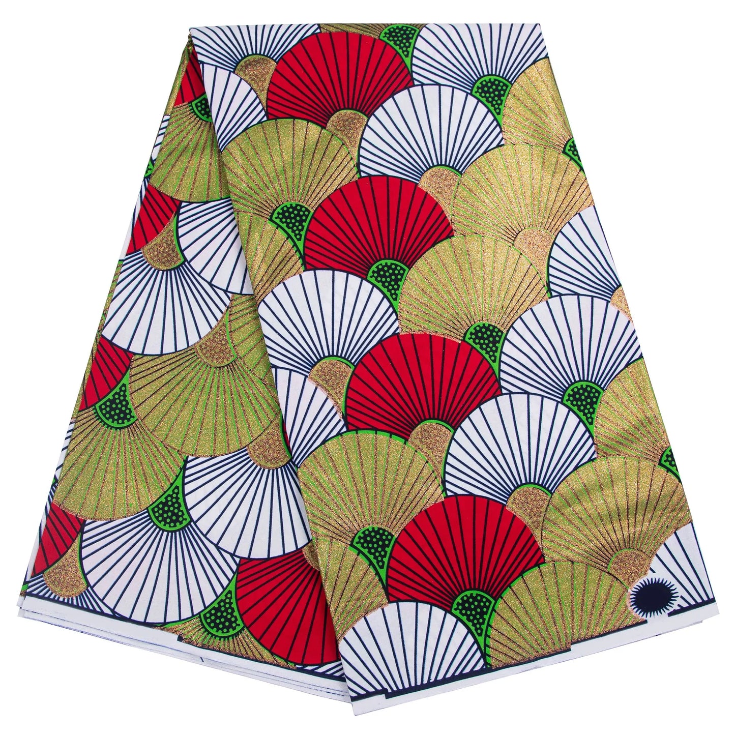 African Ankara Wax Print Fabric - 100% Cotton Real Wax African Patchwork Material for Dresses A-29