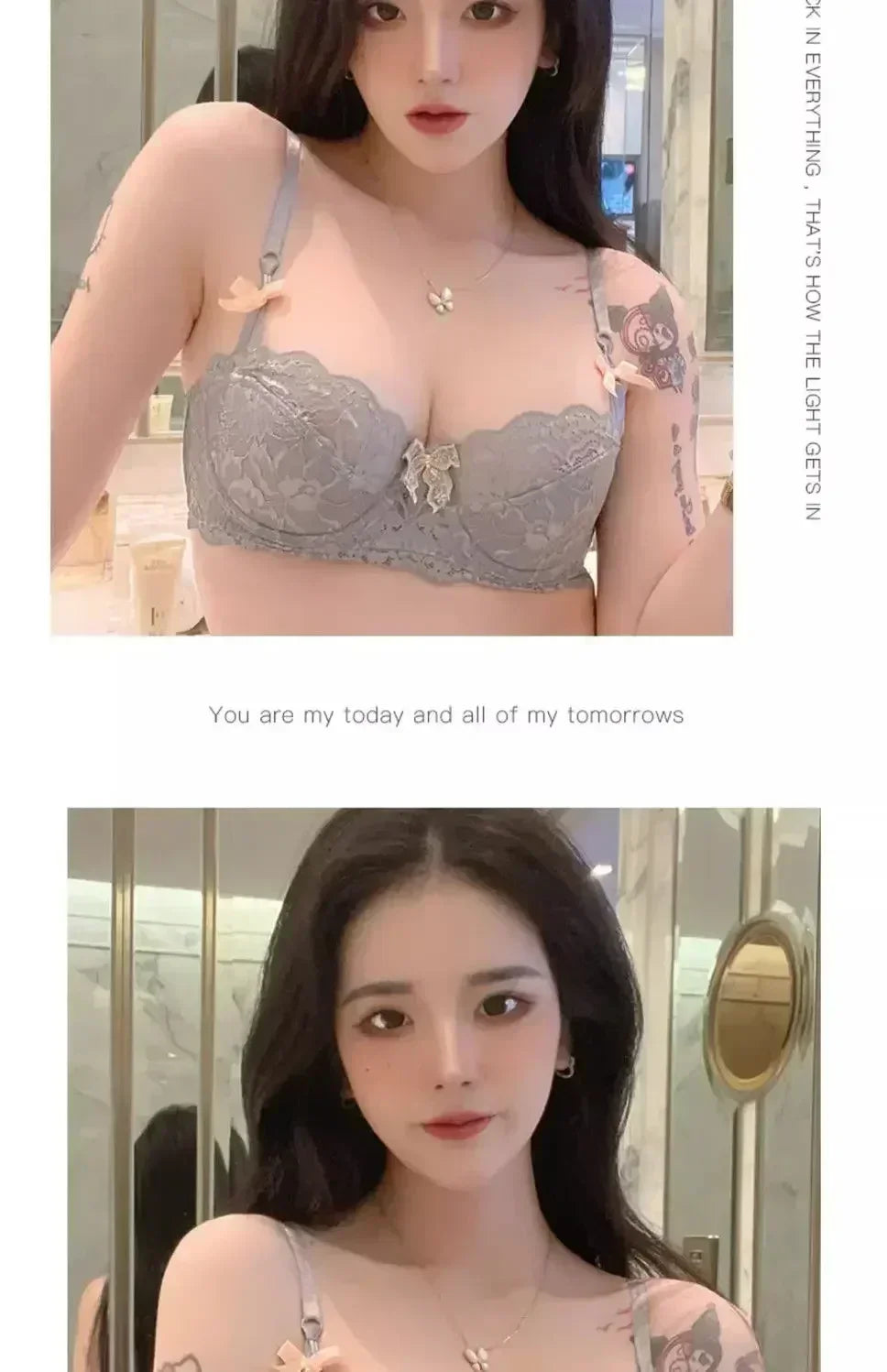 MOYISU French Romantic Lace Bra – Comfortable, Breathable & Sexy Slim Fit Underwear for Women