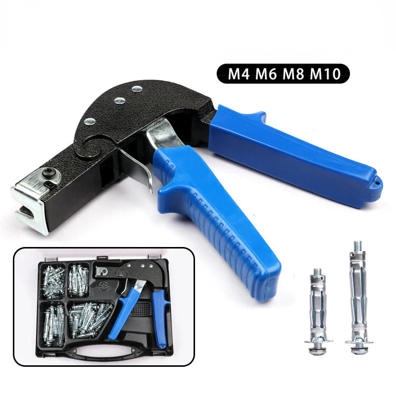 Hollow Wall Anchor Fixing Gun — Molly Bolt & Plasterboard Screw Installation Tool