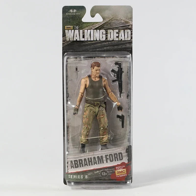The Walking Dead Action Figure Collection - Abraham Ford Rick Grimes Michonne Governor PVC Model Doll Toys