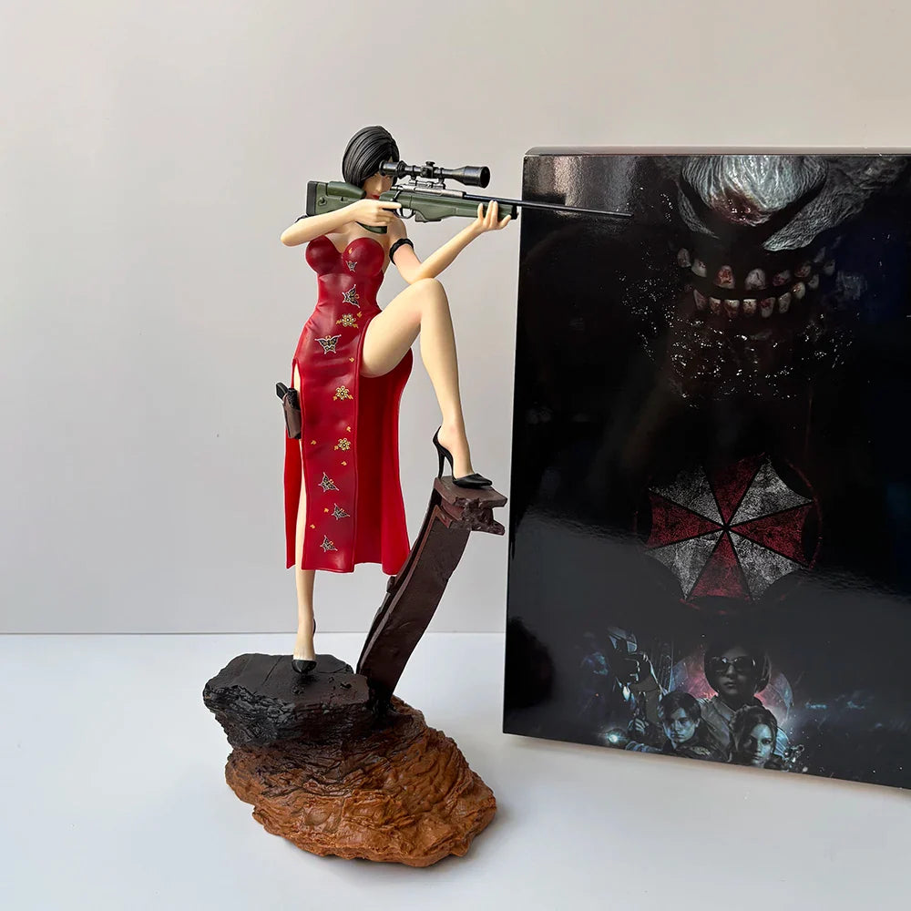 Biohazard Ada Wong PVC Anime Figure – Resident Evil Action Model Collectible for Birthday Gifts