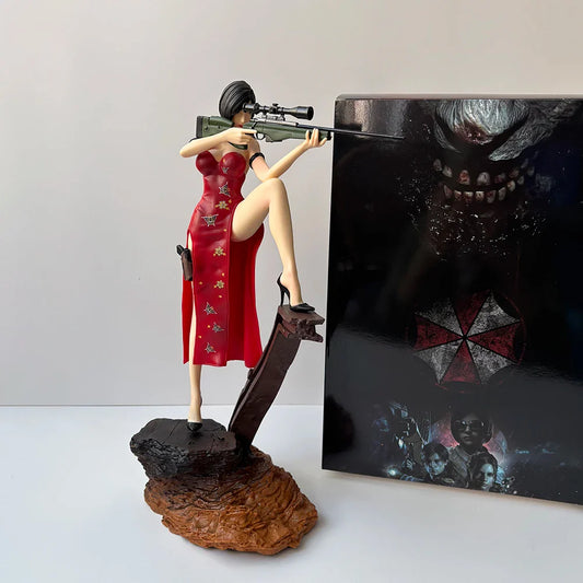 Biohazard Ada Wong PVC Anime Figure – Resident Evil Action Model Collectible for Birthday Gifts
