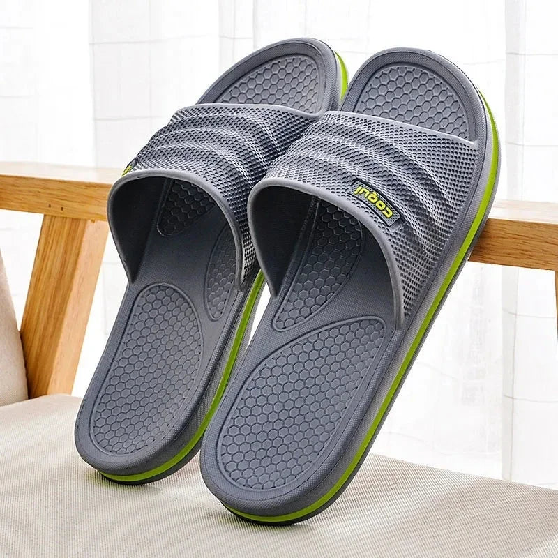 Men’s EVA Non-Slip Bathroom Slippers – Soft Comfortable Indoor Summer Home Slides