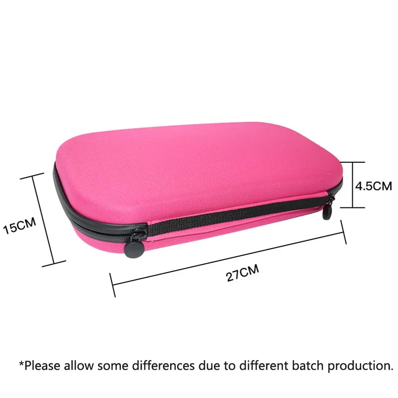 Portable Stethoscope Storage Case - EVA Travel Organizer with Mesh Pocket for Medical Tools, Hard Drive & Accessories