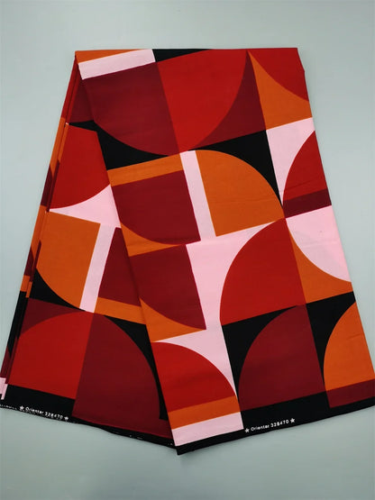 Guaranteed Veritable African Real Wax Fabric - 100% Cotton High Quality Ankara Pagne 6 Yards Nigerian Women’s Style Dress Material