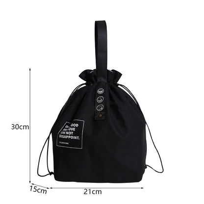 Canvas Lunch Bag – Portable Bento Box Handbag for Outdoor Picnic, School, and Food Storage, Fresh-Keeping Tote Accessory