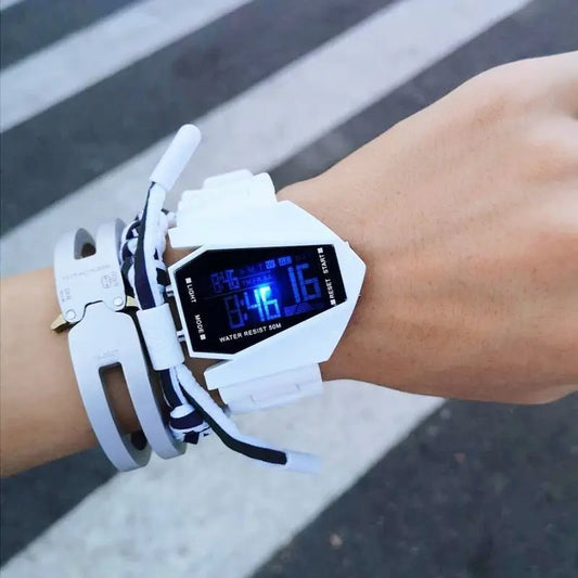 Multi-Function Aircraft Sports Watch for Junior High School Boys & Girls – Kids Digital Electronic Watch