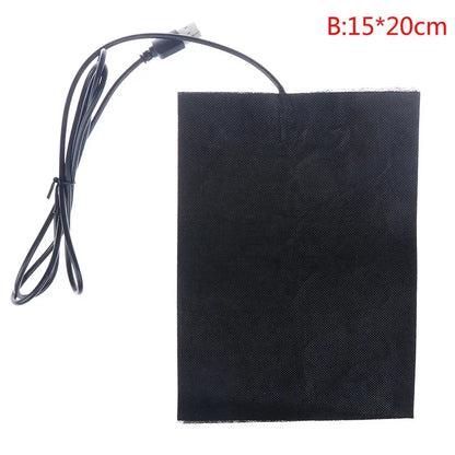 USB Far Infrared High-Temperature Heater – Carbon Fiber Electric Waist & Knee Heating Pad