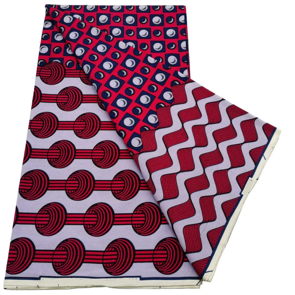 100% Cotton Real Wax Ankara Fabric - 2026 African Print Wedding Dress Sewing Fabric