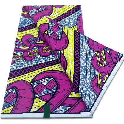 African Real Wax Print Fabric - 100% Cotton Ankara Sewing Material Wholesale Quality