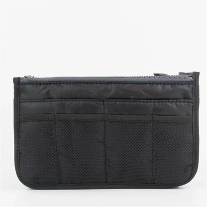 Multifunctional Bi-Fold Storage Bag - Large Capacity Double Zipper Makeup & Toiletry Organizer