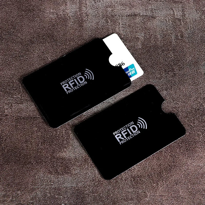 10PCS RFID Card Protector Sleeves - Anti Scan NFC Blocking Aluminum Foil Credit Card Holder
