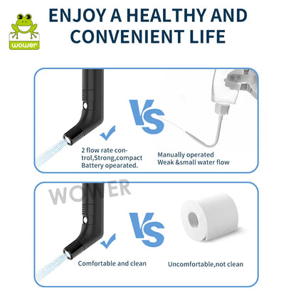 2.5L Portable Electric Bidet | Rechargeable Shataf Hand Sprayer for Personal Hygiene, Travel & Camping
