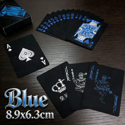 Waterproof PVC Playing Cards Deck - Classic Poker Game Cards for Kids & Adults with Premium Design