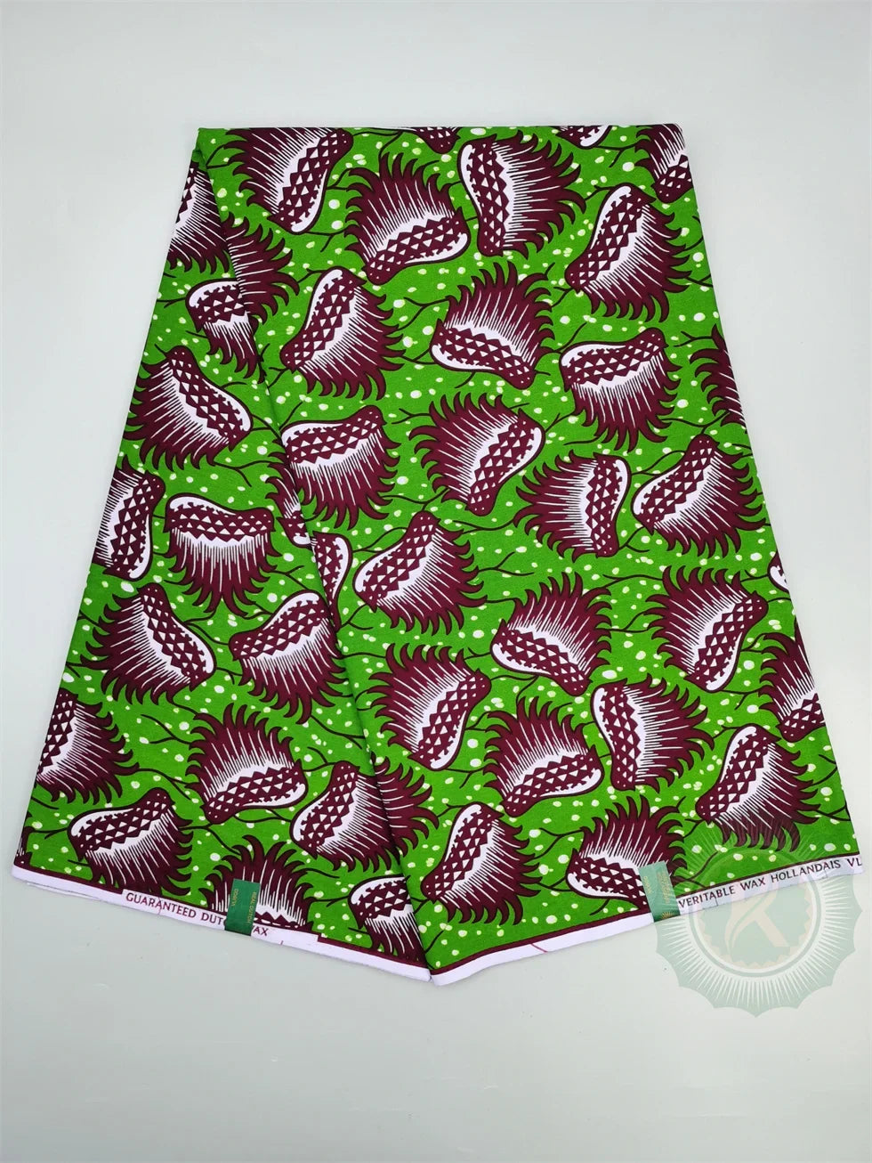 African Wax Fabric - Cotton Nigerian Ankara Batik Block Print Sewing Cloth
