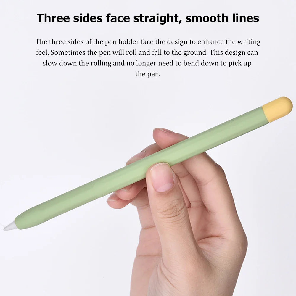 Protective Silicone Cover Case for Apple Pencil 1st and 2nd Generation - Anti-Lost, Scratch Resistant Stylus Case for iPad