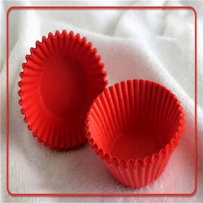 1000-Piece Mini Chocolate Paper Liners - Solid Color Cupcake, Muffin & Baking Cups