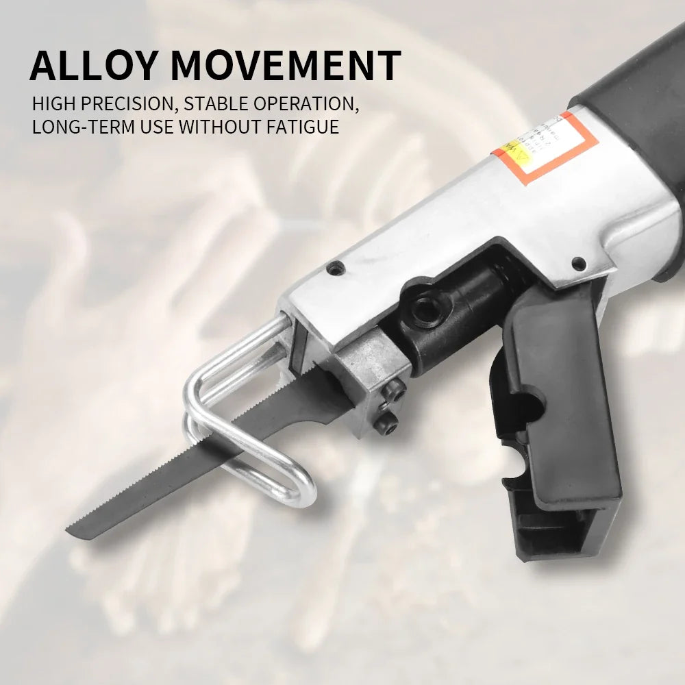 1/4 Inch Pneumatic Reciprocating Saw - Portable Air Cutting Tool for Automotive, Metal & Woodworking Projects