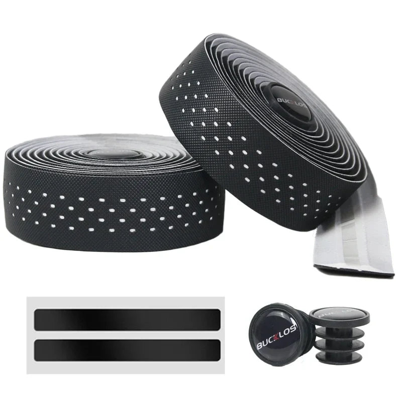 BUCKLOS Road Bike Handlebar Tape – Soft PU EVA Anti-Slip Shock-Absorbing Grip for Gravel and Cycling