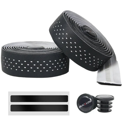 BUCKLOS Road Bike Handlebar Tape – Soft PU EVA Anti-Slip Shock-Absorbing Grip for Gravel and Cycling