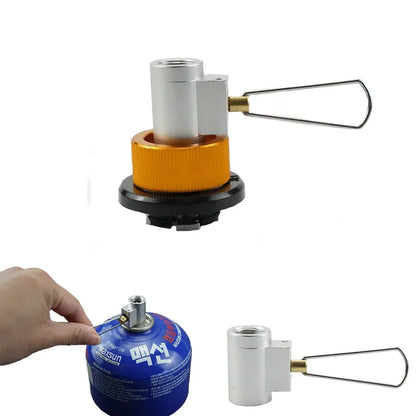 Camping Stove Gas Refill Adapter - MAPP Isobutane Butane Canister Filling Connector