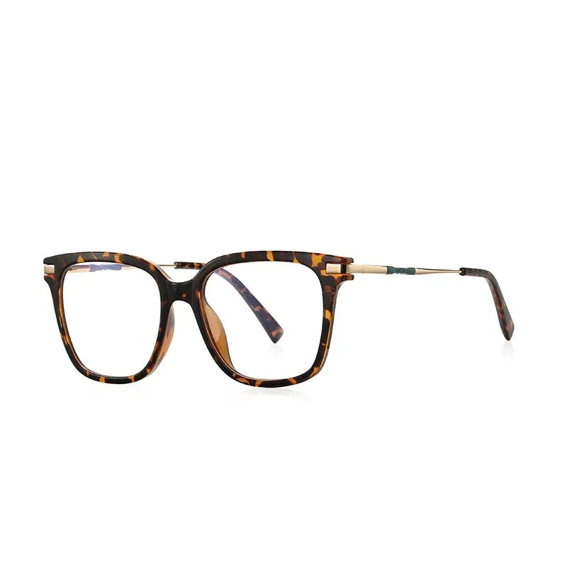 VICKY Women’s Reading Glasses - Anti Blue Light Geometric Pink Frame Prescription Eyewear PFD2129