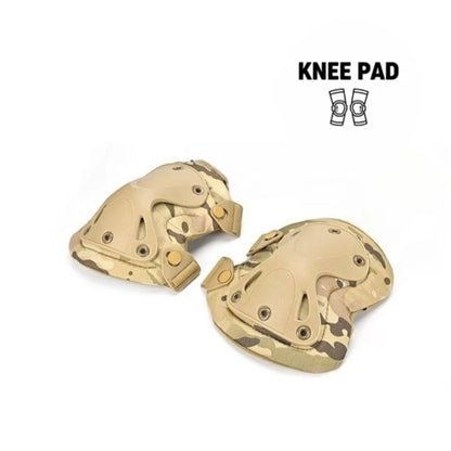 Outdoor Tactical Knee & Elbow Pads - Protective Gear for Cycling, Hiking & Mountaineering
