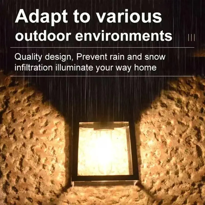 Powerful Outdoor Solar Lamp - Waterproof Solar-Powered Streetlight LED Lighting for Garden and External Decoration