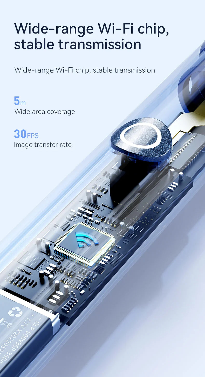 Visual Ear Cleaner with Camera – 12MP Ear Wax Removal Tool with Ear Pick, Tweezers & 6 Ear Spoons for Ear Care