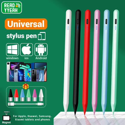 Universal Stylus Pen - Capacitive Touch for Android, iOS, iPad, Apple Pencil, Huawei, Xiaomi Phones, and Drawing