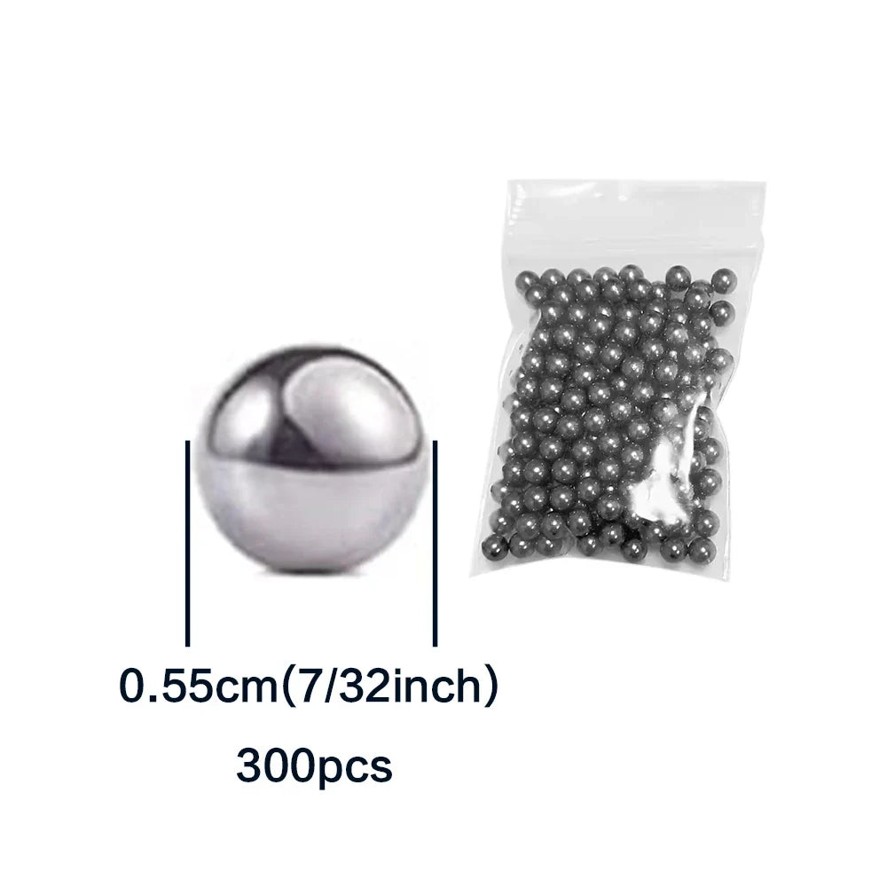 200-1000Pcs Precision Chrome Steel Bearing Balls - Assorted SAE Sizes 1/4" to 3/32" for Bicycle Repair & Mechanical Parts