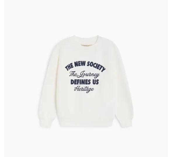 TNS Style Cotton Sweatshirt - Trendy 2026 Casual Pullover Top for Boys and Girls