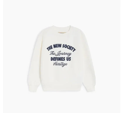 TNS Style Cotton Sweatshirt - Trendy 2026 Casual Pullover Top for Boys and Girls