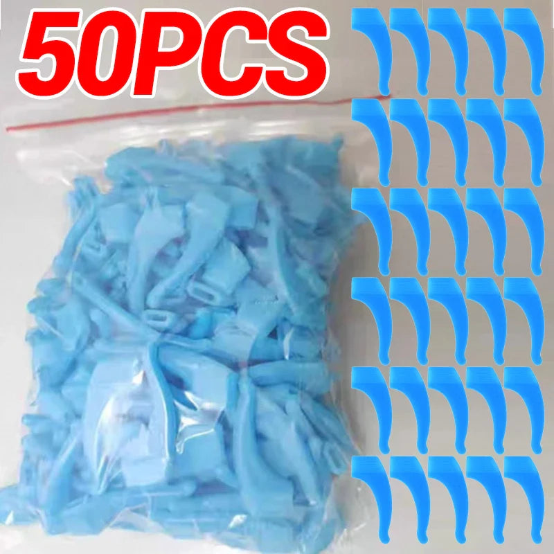Anti-Slip Silicone Ear Hooks for Glasses | Elastic Eyewear Grip, Temple Holder & Fastener Accessories