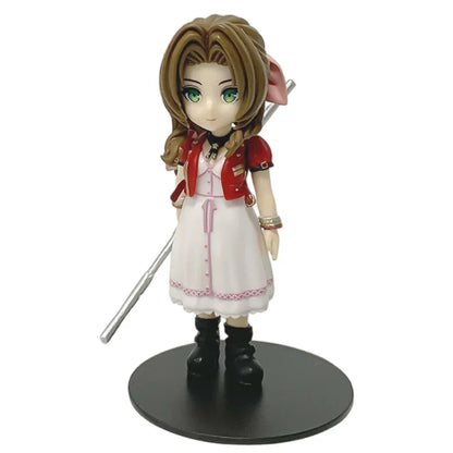 11-12cm Final Fantasy Anime Figures – Cloud, Tifa, Aerith & Zack PVC Collectible Toy Gift