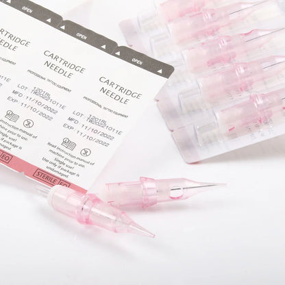 1RL 3RL 7RL Practice Tattoo Needles – 10/20/50/100PCS for PMU Motor Pen & Grip Cartridge Supplies