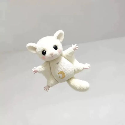 Flying Squirrel Plush Keychain - Cute Hanging Doll Backpack Pendant