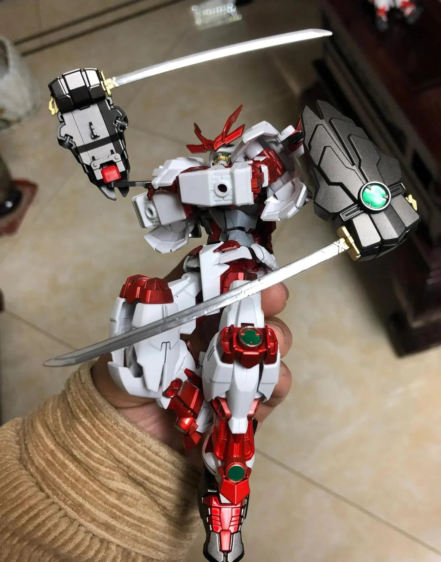 1/144 HG Mecha Assembly Model – ABS Plastic Cartoon Action Figure Toy, Anime Building Block Ornament for Kids