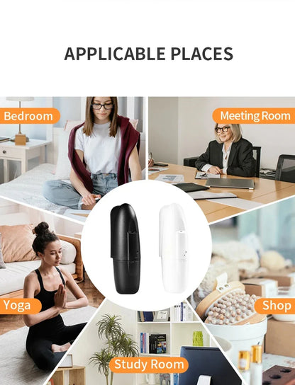 Smart Aroma Essential Oil Diffuser – Bluetooth APP Control, Plug-In Wall Scent Machine for Home & Office Air Freshening