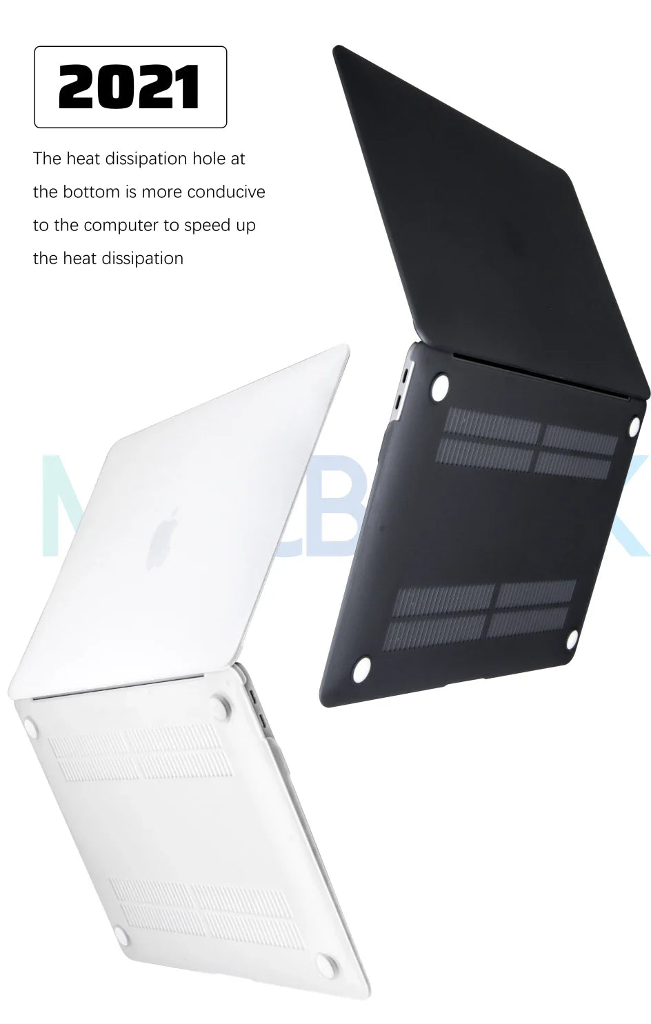 MacBook Air 13 Case - Compatible with MacBook Air M1, M2 (2023), Air 15, Pro 14 M3 (2023), and Pro 16 Cover - Laptop Accessories