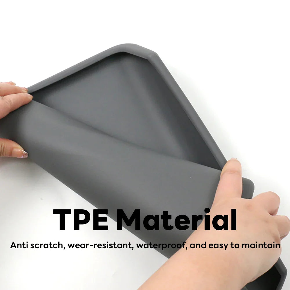 TPE Soft Center Console Armrest Cover – Compatible with Tesla Model Y Launch 2025 & Model 3 Highland 2024 Accessories