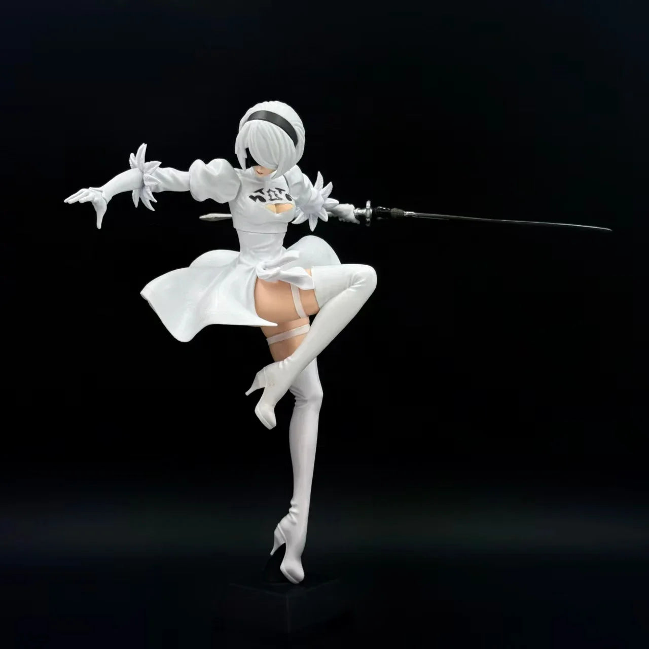 24CM NieR: Automata 2B PVC Action Figure — YoRHa No.2 Lifeform Collectible Doll | Kaine Nier Statue Gift
