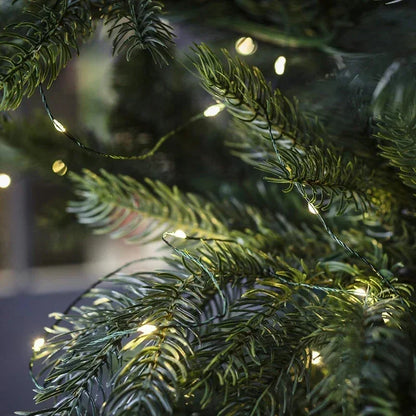 1000 LED Green Wire Fairy String Lights | Waterproof Christmas Tree & Holiday Decor, US/EU Plug 110V/220V