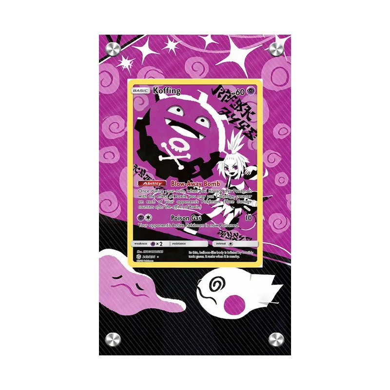 Pokémon Acrylic Extended Artwork Card Display Rack – Pikachu, Greninja, Magikarp & Kingdra Collectible Card Holder Display Case Gift