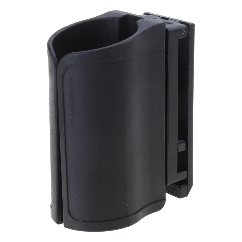 Tactical Flashlight Holder - Adjustable Open Top Rotating Baton Holster Pouch for Duty Belt Outdoor Gear