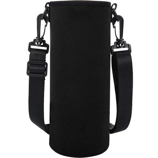 Portable Insulated Water Bottle Holder Bag - Neoprene Thermos Cup Pouch with Adjustable Strap 750ML/1000ML/1500ML