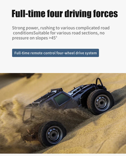 1:16 4WD RC Car – 70KM/H High-Speed Drift Monster Truck with LED, Remote Control, 4x4 for Kids, WLtoys 144001