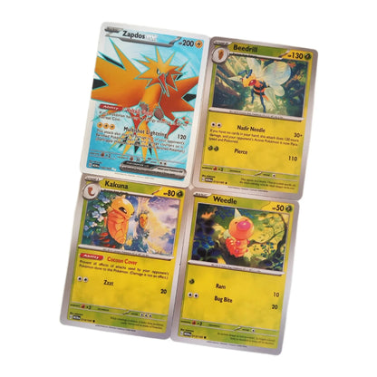 324/360 Pcs Pokémon Card Set – SCARLET & VIOLET 151, Obsidian Flames, PALDEAN FATES, Ultra Prism, English Booster Battle Cards
