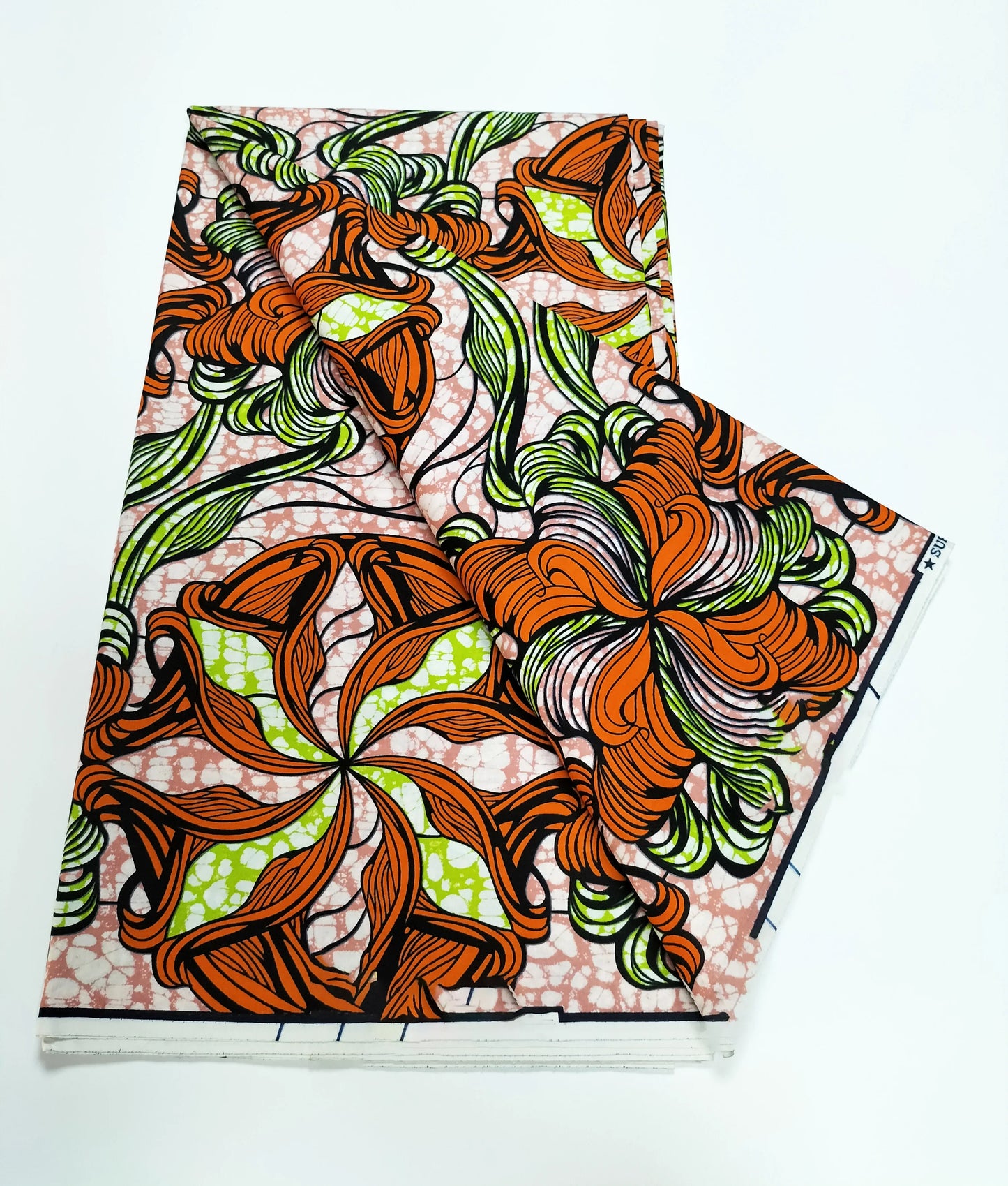 African Real Wax Print Fabric - 100% Cotton Nigerian Ankara Sewing Material for Party Dresses
