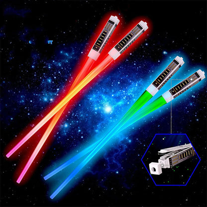 LED Light Up Chopsticks - Glowing Party Sticks for Carnival, Weddings, Birthdays, Concerts & Night Events